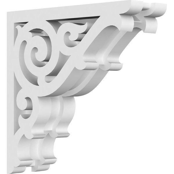 Ekena Millwork Athens Architectural Grade PVC Corbel, 1 7/8"W X 6"D X 6"H CORP01X06X06AT